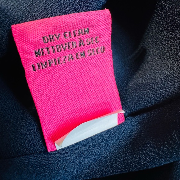 Betsey Johnson Women Navy Blue Polka Dot Sleeveless Turtle Neck Ruffled Dress 4 - Picture 12 of 12